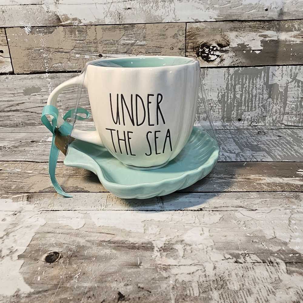 RAE DUNN The Little Mermaid Mug NWT - Picture 2 of 4